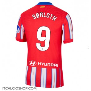 Atletico Madrid Alexander Sorloth #9 Prima Maglia 2024-25 Manica Corta